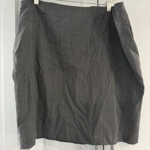 Halogen Black White Micro Print Pencil Skirt size 16 business preppy‎